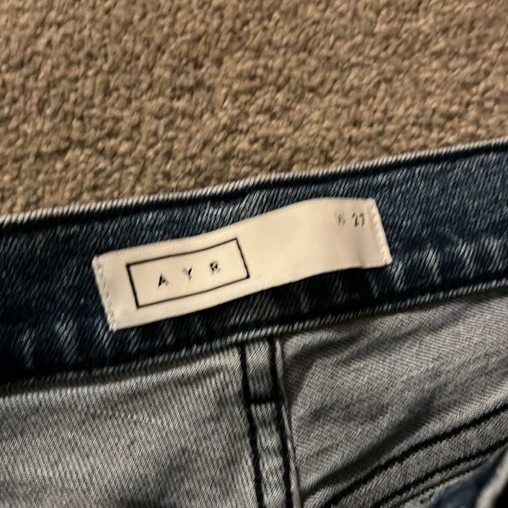 AYR The Must high rise wide leg jeans size 27